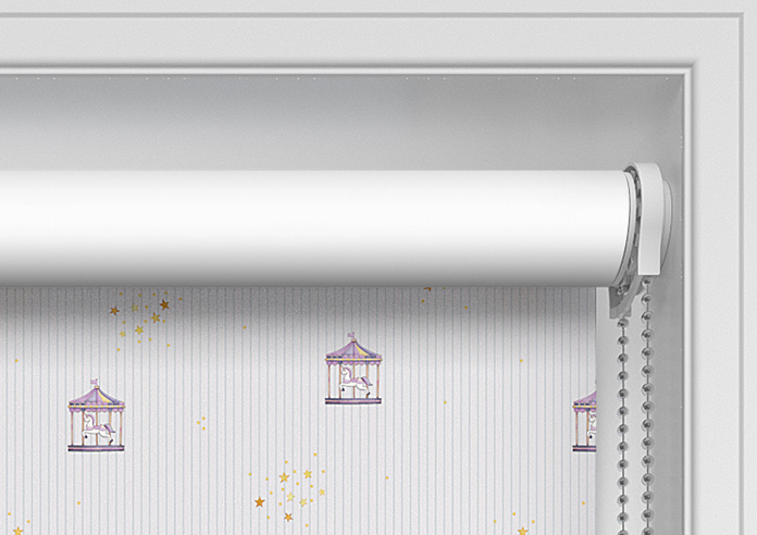 Merrily, Merry Small Violet - Twist&Fit Roller Blind - Image 10